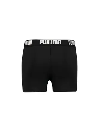PUMA | Costume da bagno a pantaloncino da bambino con logo | schwarz